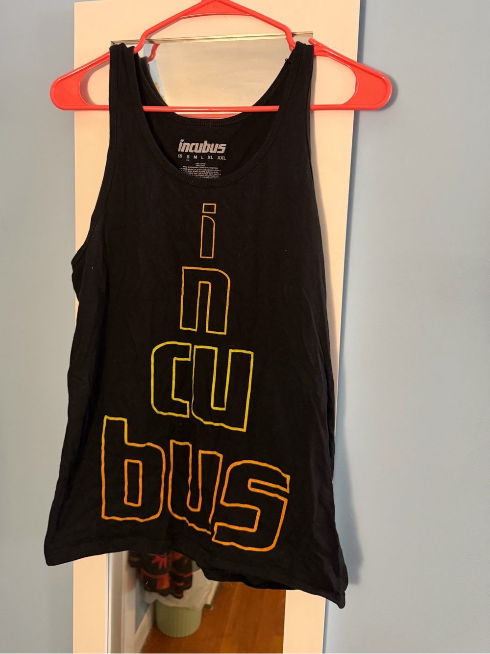 Official Incubus Band Tank Top. Men’s/Unisex Size: S